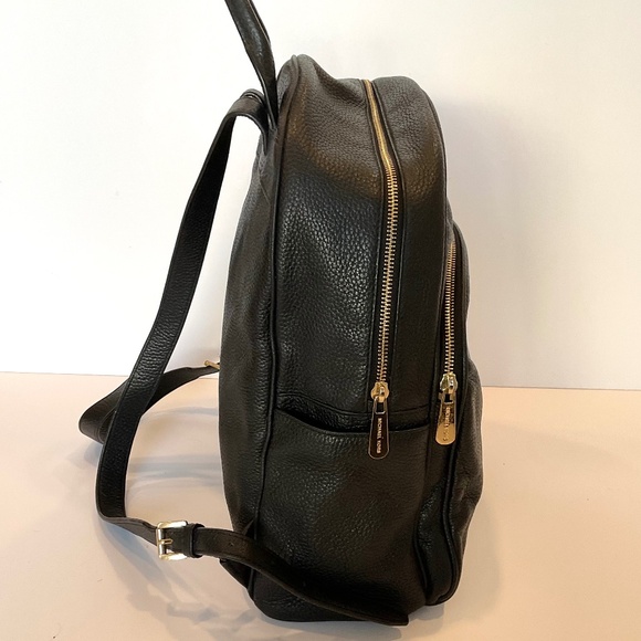 MICHEAL KORS Black Large Leather Backpack - Picture 2 of 13